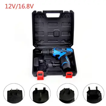

Speed-Regulated Drill 12V/16.8V Mobile Electric Drill Power Tools Lithium Battery Cordless Drill Electric Drill Power Tools