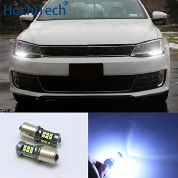 

White Canbus No Error BA15S LED 1156 P21W LED Bulb for Volkswagen VW Sharan MPV 2010-2015 Daytime Running Lights DRL Car Styling