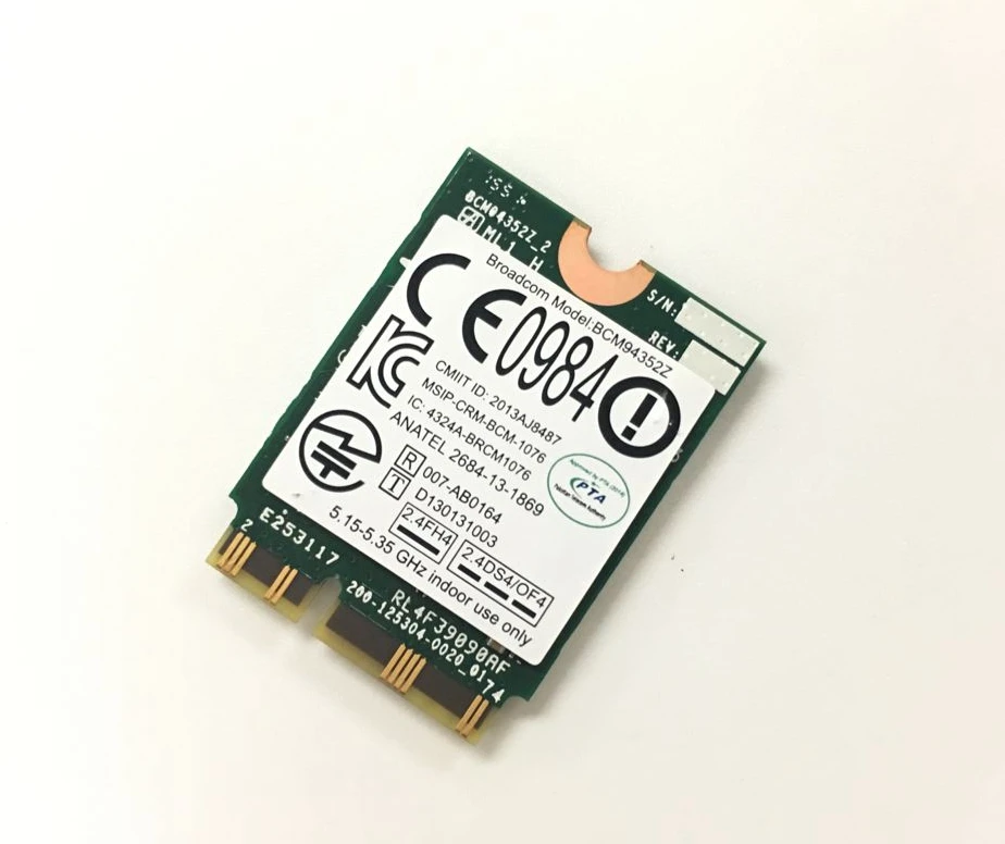 NEW Broadcom WIFI Wireless AC BCM94352Z network card M 2 NGFF 802 11AC 867 Mbps Bluetooth