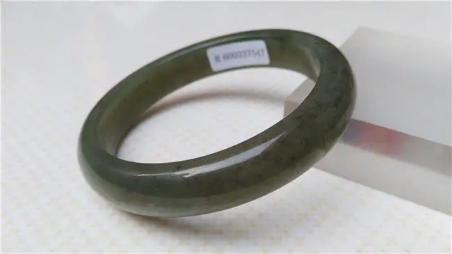 

FREE SHIPPING>>>@@ NEW FINE TEXTURE IN 100% NATURAL CHINAS XINJIANG HETIAN JADE BRACELET 56.2MM NEW