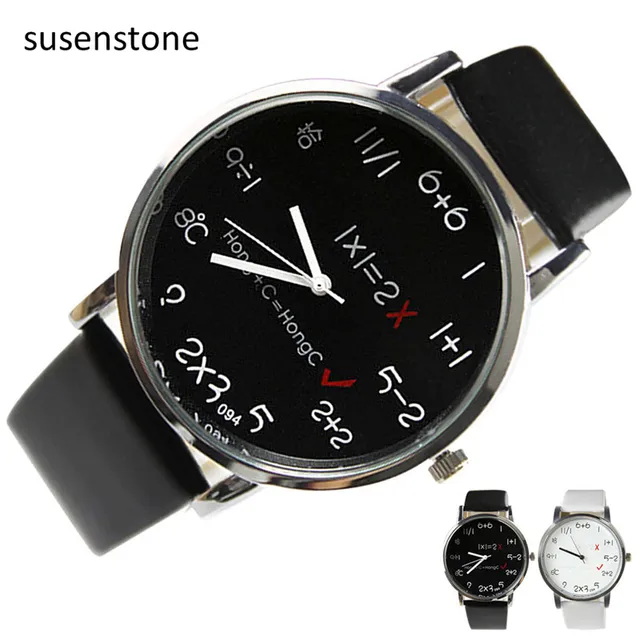 susenstone 2017 Luxury Trends Man And Women Numbers Imitation Leather Quartz Wri susenstone 2017 Luxury Trends Man And Women Numbers Imitation Leather Quartz Wri
