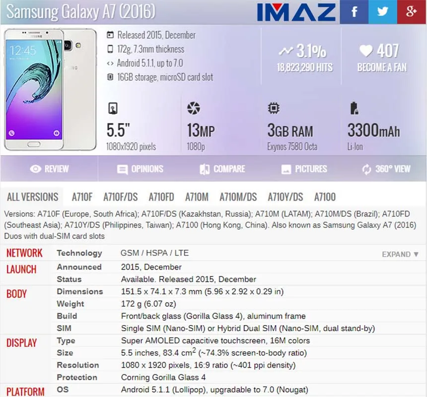 IMAZ SUPER AMOLED 5," lcd для Samsung Galaxy A7 A710 A710F A710M lcd дисплей кодирующий преобразователь сенсорного экрана в сборе для A7100 lcd