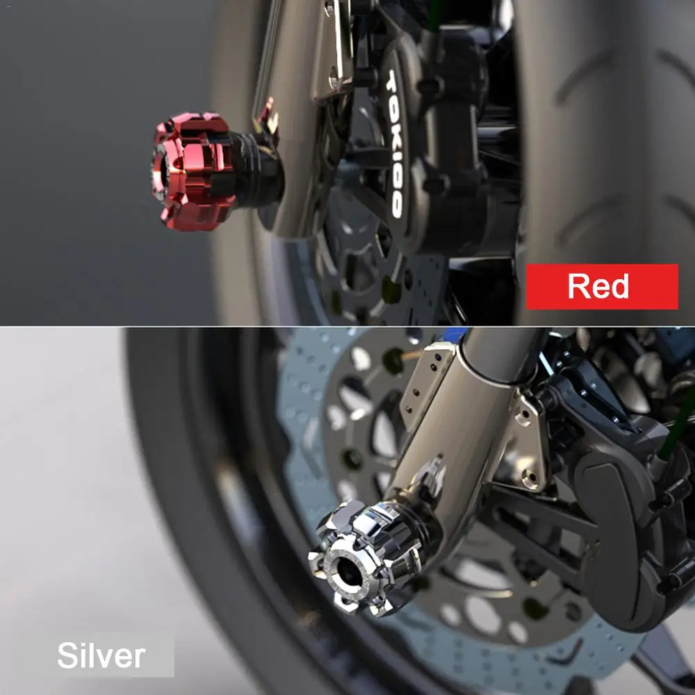 

M Otorcycle Front Shock Fork/axle Ornament And Protection Cups For Honda Yamaha Kawasaki Suzuki Scooter Msx125 Dirt Bike Cygnus