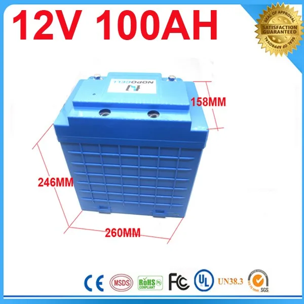 LIFEPO4 батарея/литиевая батарея 12V 100Ah/12V 100Ah LIFEPO4 аккумулятор для UPS, светодиодные фонари