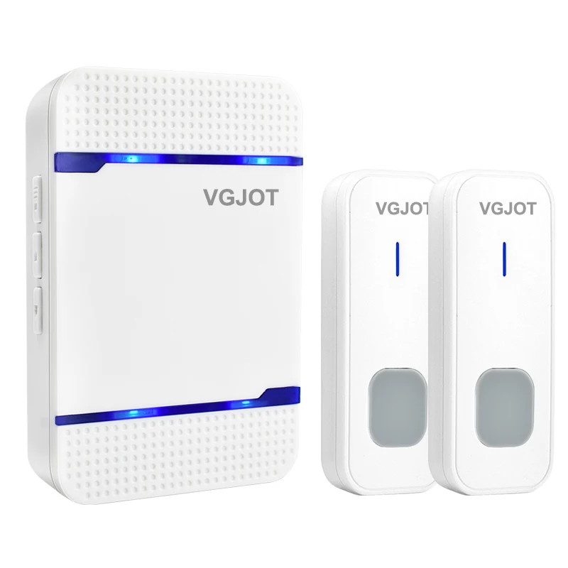 Wireless Doorbell 2 Transmitters 1 Receiver Electrical Receiver