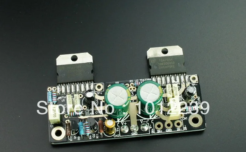 В собранном виде TDA7294 ультра компактный усилитель готовой платы|amplifier finished|amplifier