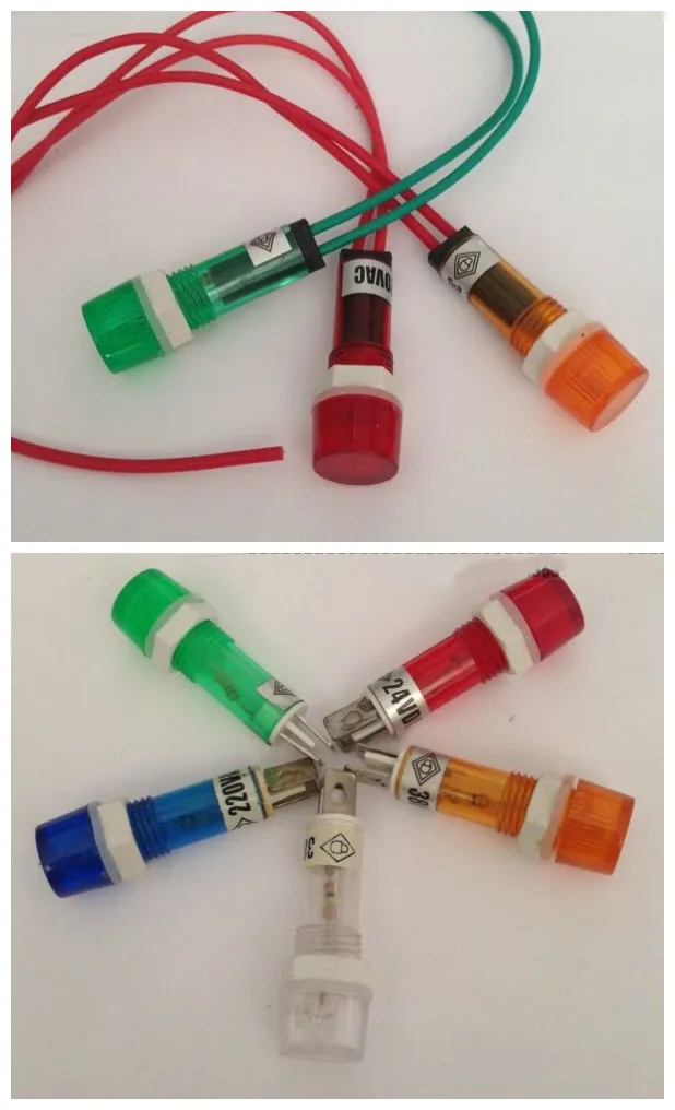 Indicator Pilot Light XDN1 Mounting Hole 10mm Color Red Yellow Green Switch | Обустройство дома