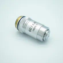 CE, 60x/0,85 мм-W/пружинный микроскоп ахроматическая линза для объектива, DIN160mm для биологического микроскопа, высокое качество