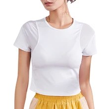 Женская уличная мягкая с коротким рукавом Cami мотивационные фитнес, тренировки, спорт быстросохнущая хип-хоп Футболка