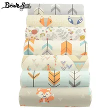 Booksew Telas Por Metro хлопковая ткань ручной работы 7 шт./40 см x 50 см DIY Лоскутная кукла для шитья дома подушка кровать Tissu