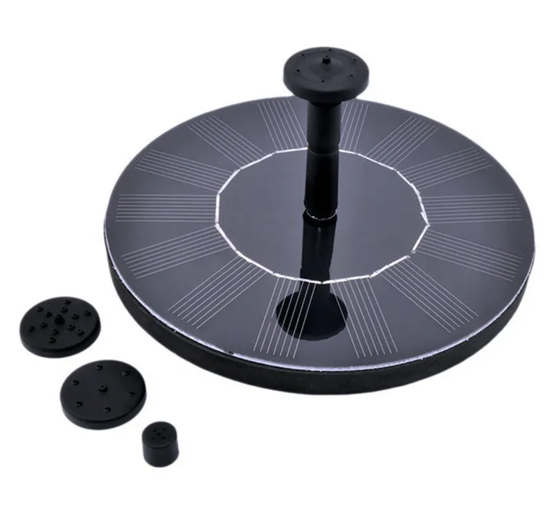 Solar Fountain Solar Water Pump Brushless Motor Vacuum Pump Landscape Submersible Pumps Floating Lotus Leaf Pond Pool 4_
