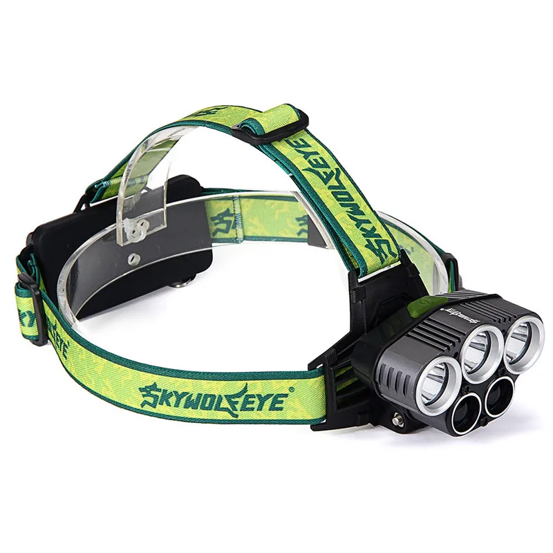 100000LM 9X T6 LED Lampe Frontale Rechargeable phare Lampe de poche torche Lampe