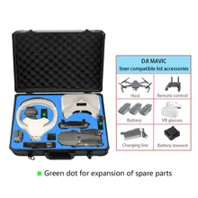 RCYAGO DJI UAV VR Glasses Professional Handbag DJI Mavic Drone Suitcase Case VR Goggle Accessories Storage Backpack Freeshipping