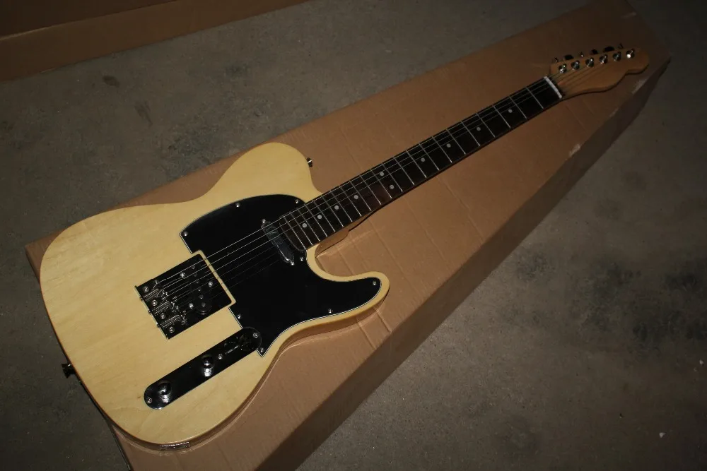 Sky Blue Green New natural solid basswood body TELE Model rosewood