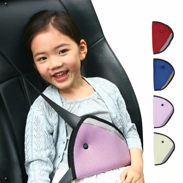 Triangle Baby Kid Car Safe Fit Seat Belt Adjuster Device Auto Safety Triangle Baby Kid Car Safe Fit Seat Belt Adjuster Device Auto Safety Shoulder Harness Strap Cover