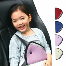 Triangle Baby Kid Car Safe Fit Seat Belt Adjuster Device Auto Safety Shoulder Harness Strap Cover Child Neck Protect Positioner