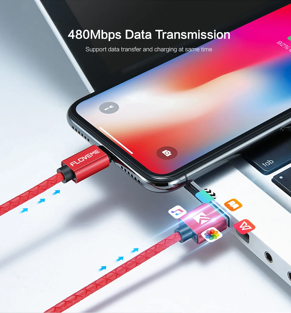 FLOVEME 3A Магнитный кабель Micro usb type C кабель для зарядного устройства для iPhone samsung Xiaomi Быстрая зарядка магнит зарядка USB C кабель для передачи данных