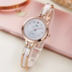 Высококачественные брендовые платье с топом из нержавеющей стали женские часы модные часы кварцевые часы подарок для любителя Relogio feminino