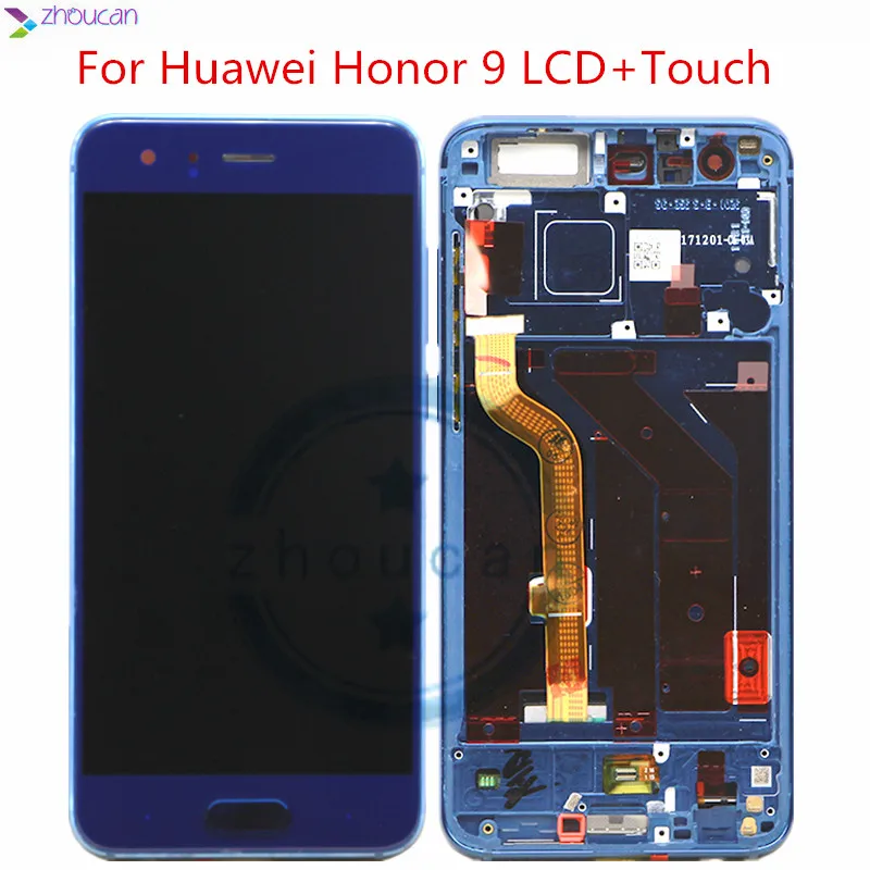 

Huawei Honor 9 LCD Display Touch Screen Digitizer Assembly with frame STF-L09 STF-AL10 STF-AL00 STF-TL10 For Huawei Honor 9 lcd