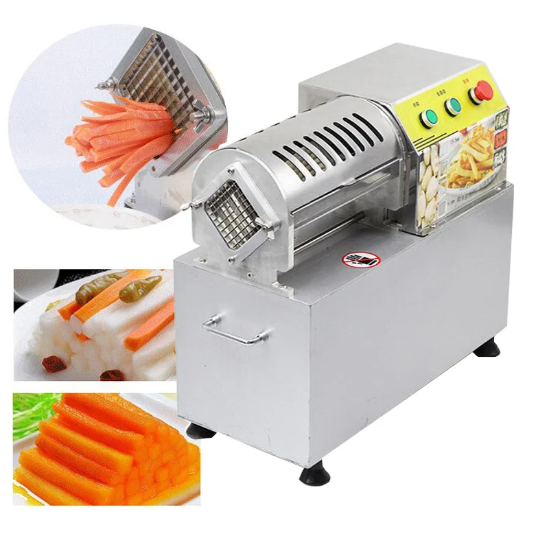 Electric stainless steel cutting machine cutting potato cucumber radish machine cutting onion cutting fries machine