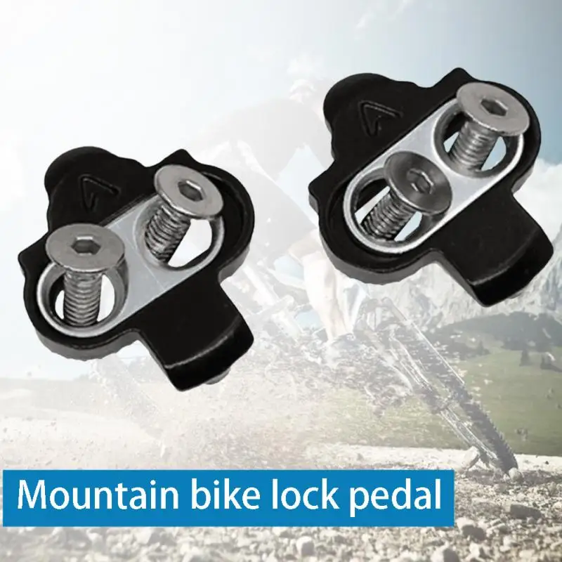 الأسود البسيطة الصلب الدراجات قفل دواسة اكسسوارات جديد مسامير من الاستانليس ل Shimano SPD دراجة هوائية جبلية المربط دراجة أجزاء # H1015