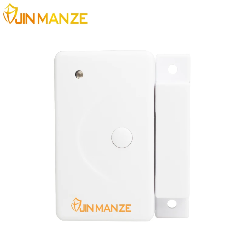 

New JINMANZE 1Pcs 433MHZ Wireless Home Security Alarm Door Window Sensor Detector for Wireless GSM PSTN Alarm host Siren