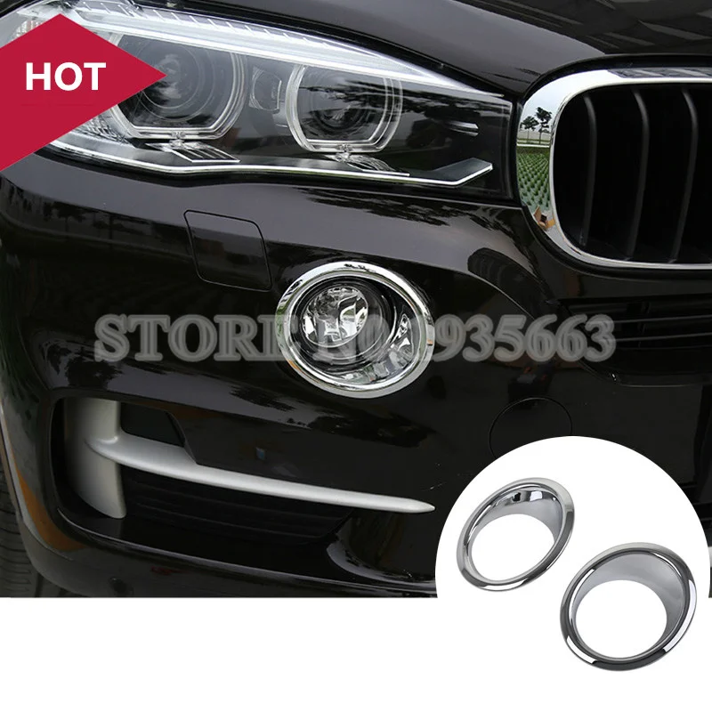 Накладка на передсветильник противотуманную фару для BMW X5 F15 из АБС пластика 2014 2018