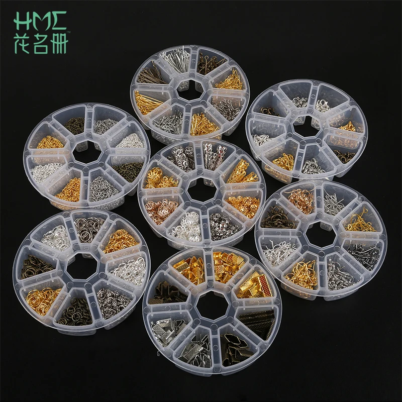 

HOT Sale Buckle Ear Hooks Lobster Clasp Torus DIY Jewelry Beads Findings Making Box Beads Kit