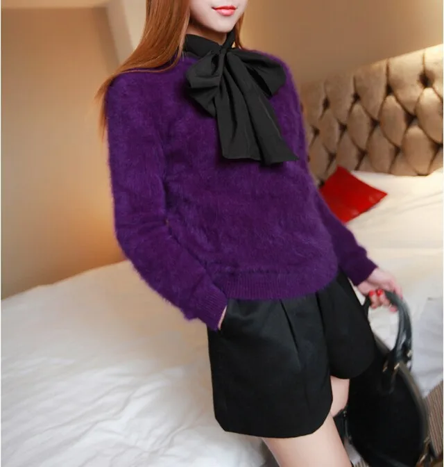 Женский кашемировый свитер из натурального меха норки, 14 цветов, натуральный мех норки, свитер DFP547,, цена, хорошее качество, пальто
