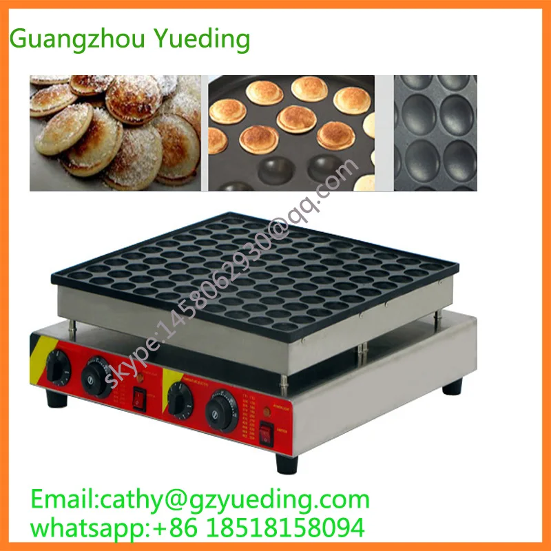 

Commercial 100 holes poffertjes grill,muffin making machine,bubble waffle maker