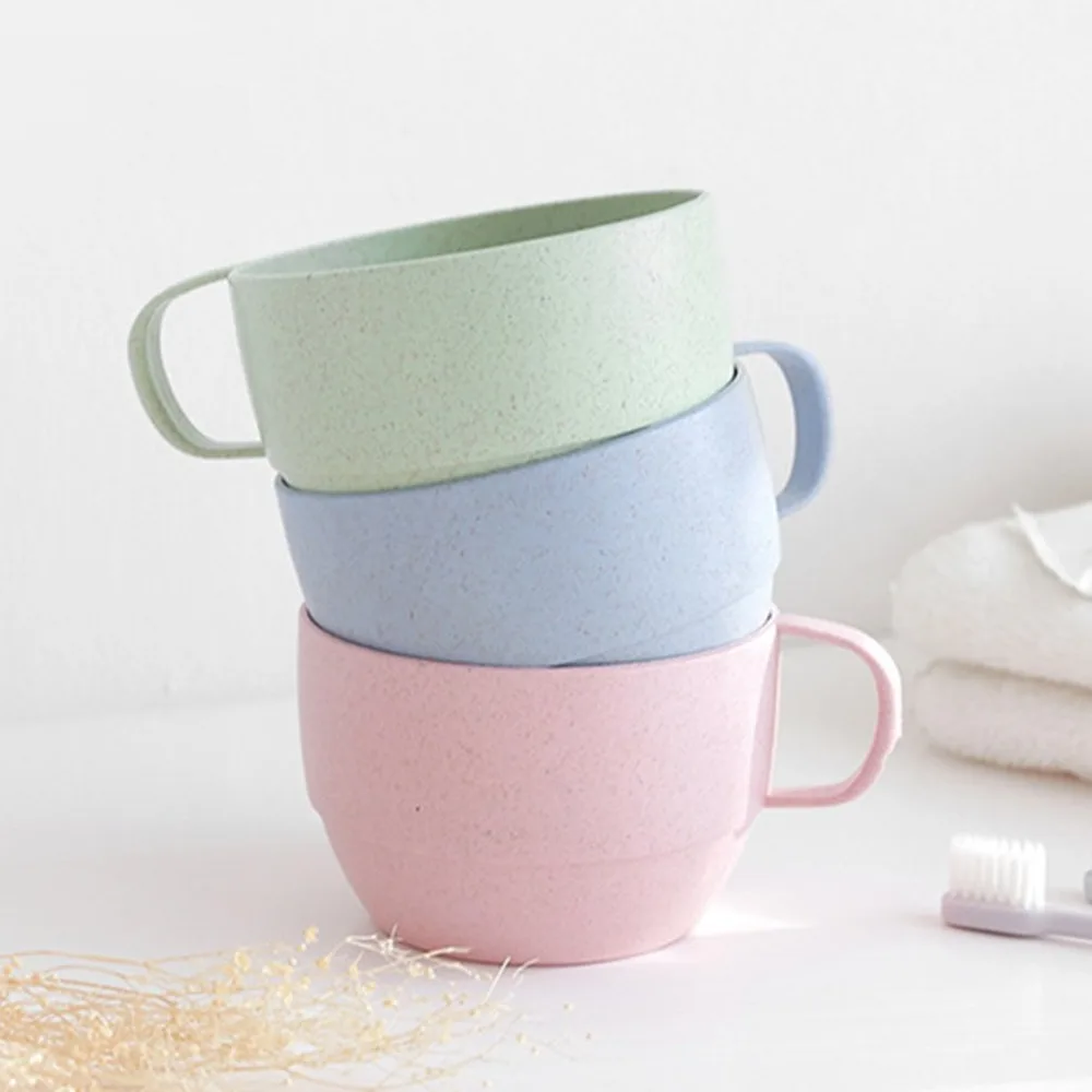 

Fashion Wheat Straw Cup Literature And Art Environmental Protection Health Natural Milk Tea Cup Classic Wheat Cup