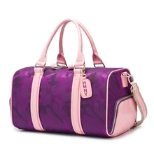 Модная камуфляжная дорожная сумка для женщин и мужчин, большая, синяя, черная, на плечо, сумка для багажа, сумки для подростков, водонепроницаемая, фиолетовая, спортивная сумка