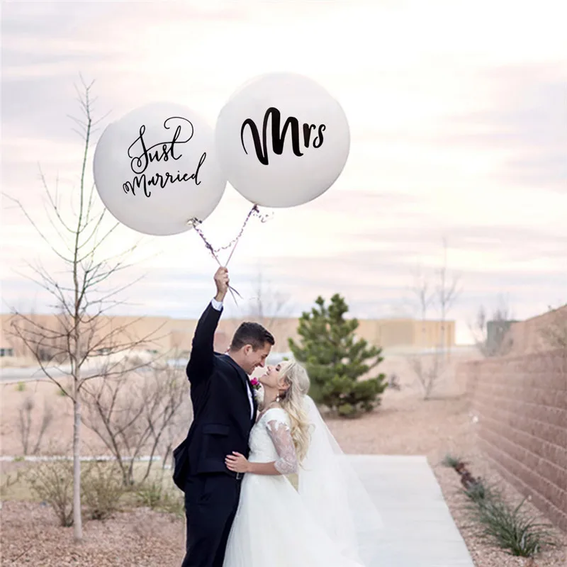 123, 10 шт, только что замужние, Mr& Mrs, свадебный декоративный шар, набор для невесты, декор для свадьбы, белые шары, свадебные принадлежности