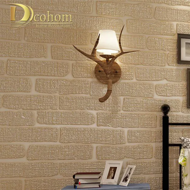 Us 14 51 58 Off Mediterranean Beige Green Grey Brown Embossed Brick Wall Wallpaper Bedroom Living Room Modern Decoration 3d Wall Paper In Wallpapers