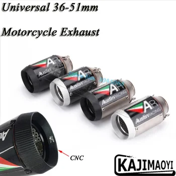 

36-51mm 160mm Length Modified Universal Motorcycle Exhaust Motorbike Muffler Pipe S1000RR Z800 CBR1000RR ZX-10R R6 DB Killer CNC