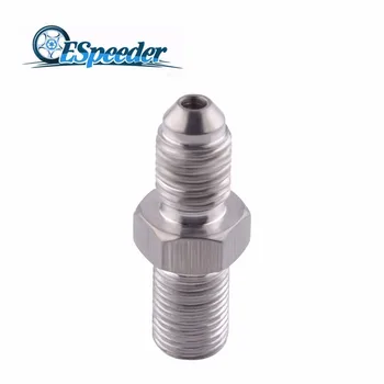 

ESPEEDER AN3 To M10*1.0 Straight Stainless Steel Oil Cooler Adaptor Hose Ends Swivel Oil Hose Adapter Bulkhead Fitting