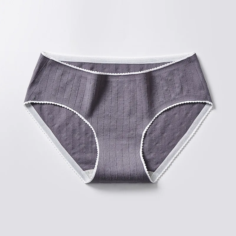 Fashion Cotton Panties For Women Seamless Low-rise Briefs Set Ultra-thin Underwear Female Comfort Underpants Intimates XL#D - Цвет: B