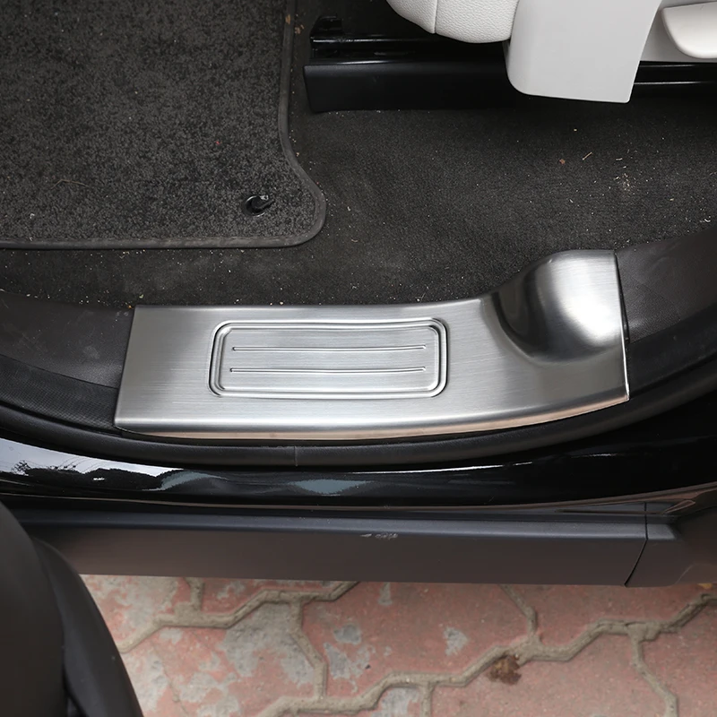 Высококачественной нержавеющей внутри порогов порог протектор плиты Крышка для Land Rover Discovery 5 автомобиль аксессуар 4 шт