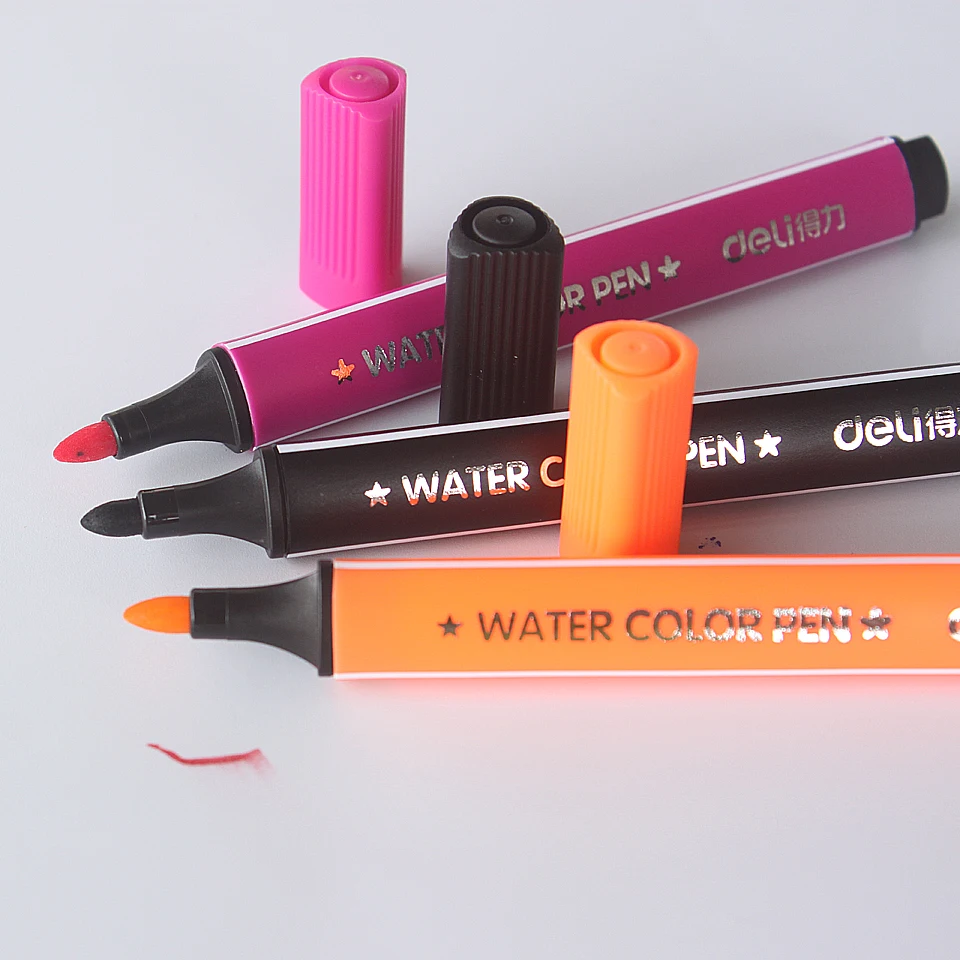 12-18 цветов Ручка искусство Рисование маркером набор цветов Детские фломастеры безопасный нетоксичный воды мойка граффити DIY маркер ручка