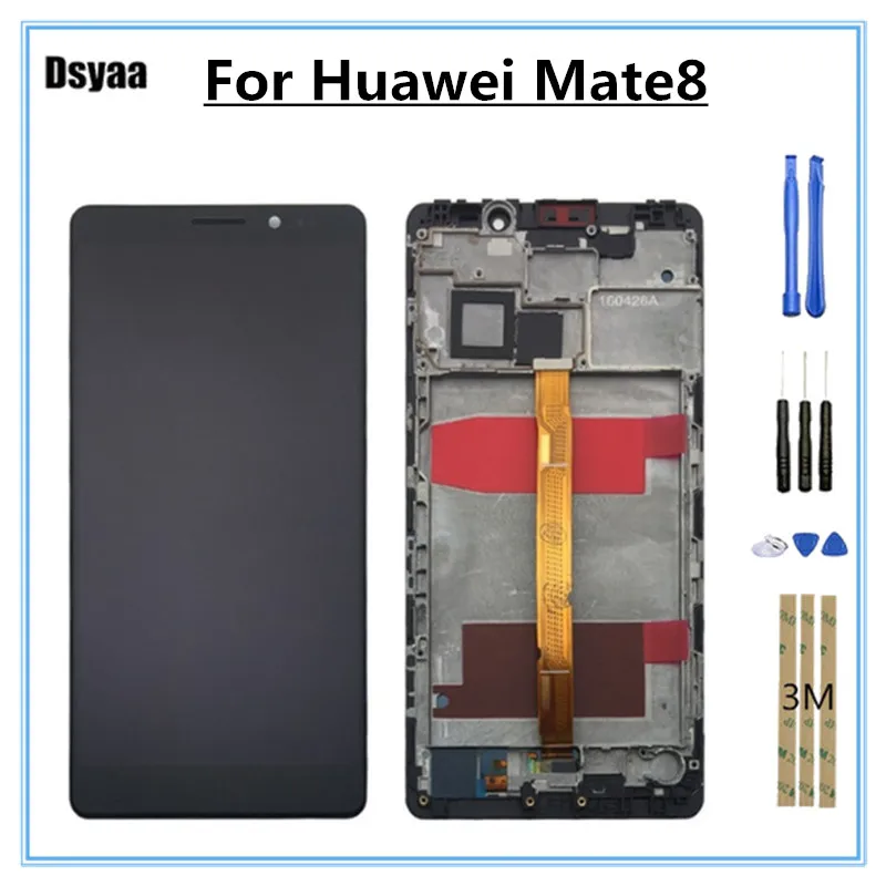 

6.0 Inch LCD for HUAWEI Mate 8 LCD Display with Frame Touch Screen Digitizer Replacement Parts