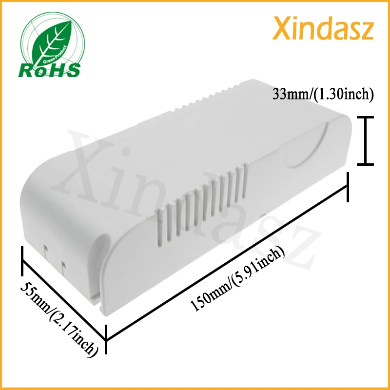 5 개/몫 최신 플라스틱 LED 공급 컨트롤러 인클로저 150*55*33mm
