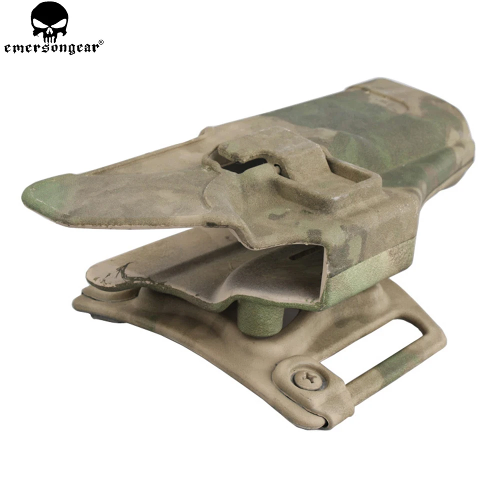 EMERSONGEAR быстро Пистолетная кобура для Glock Militery Camo Airsoft Mag Чехол пластиковая кобура подсумок EM6097