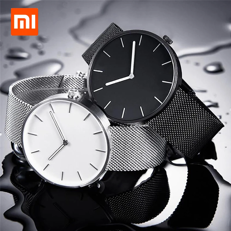

Xiaomi Twenty Seventeen Stainless Quartz Couple Wristwatch Men Women Watch Waterproof Steel Strap Bracelet 3ATM fashion watch 2