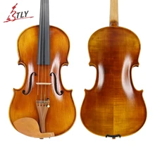 TONGLING Full Size 4/4 Advanced Violin Handcraft Semi-light Finished Spruce Face Flamed Maple Violin Jujube Pegs w/ Full Parts tongling full size matt cello 4 4 3 4 1 2 1 4 antique natural flamed violoncello professional acoustic musical instrument