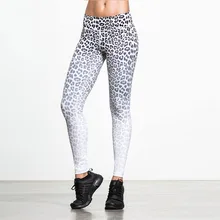 New Leopard Printed Sporting Fitness Leggings for Women Sexy Elastic Waist Skinny Push Up Pants Workout Movement Yuga Leggings