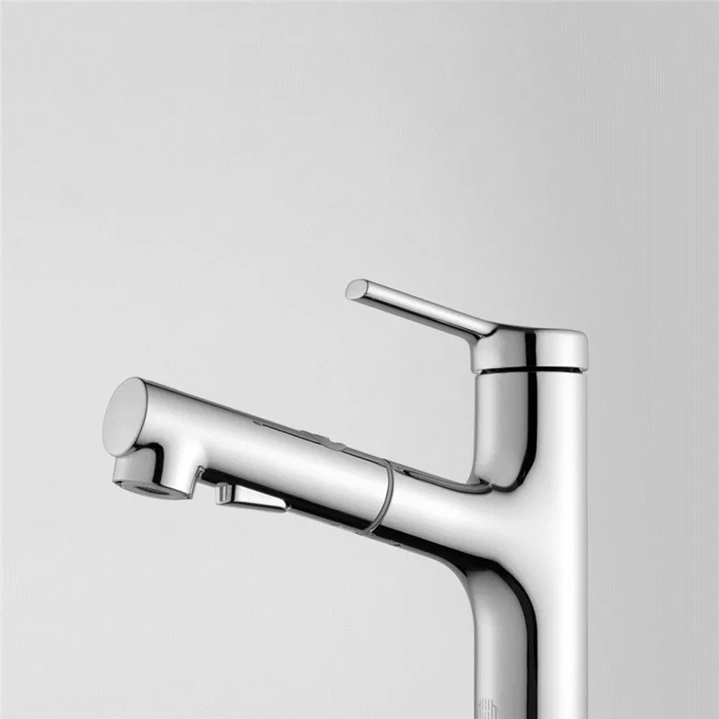 X DABAI Bathroom Basin Sink Faucet Pull Out Rinser Sprayer Gargle Brushing 2 Mode Tap Cold & Hot Mi