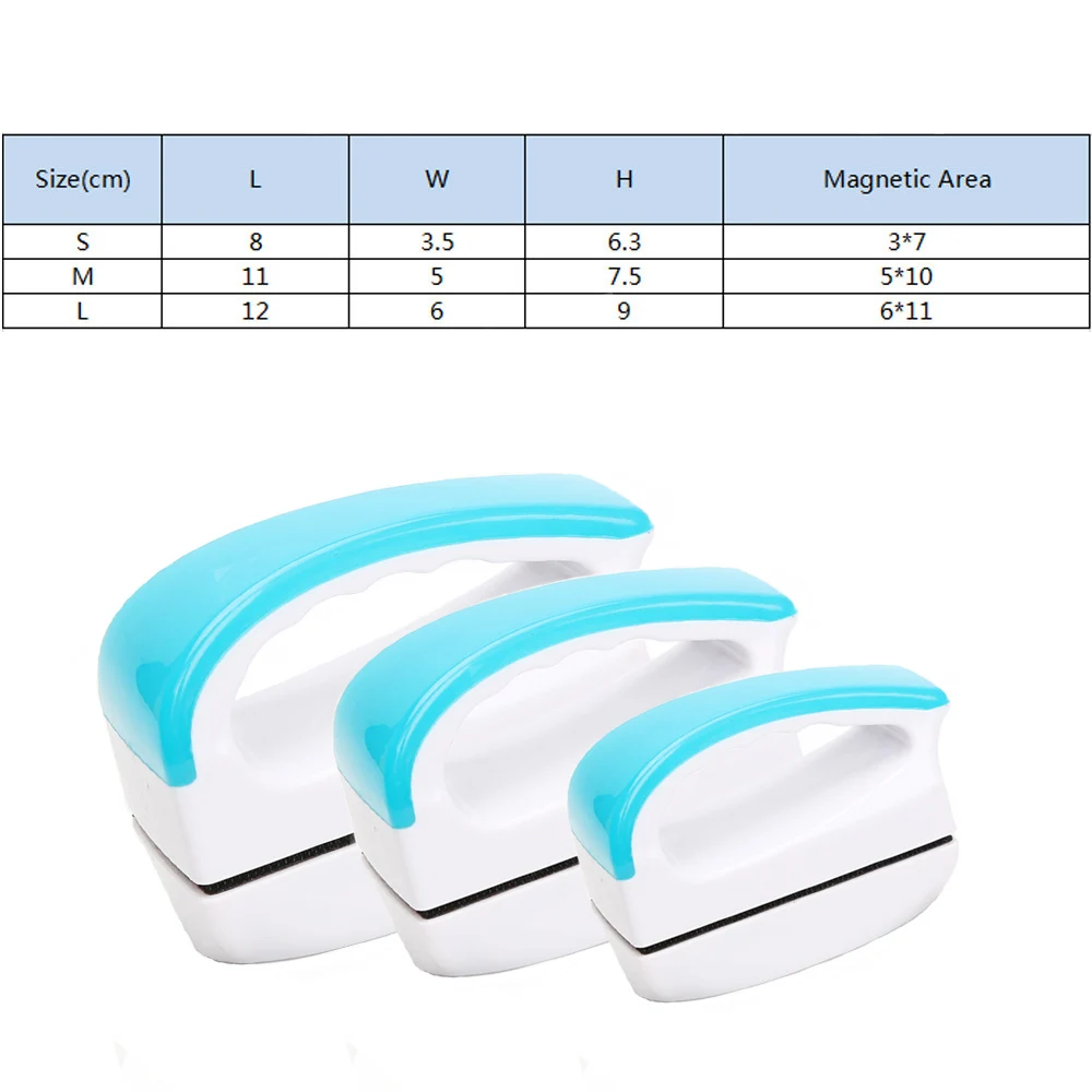 Аквариум аксессуары магнитного Аквариум кисть аквариум декорацией Очиститель плавающей чистой аквариума Стекло инструменты чистый AA5