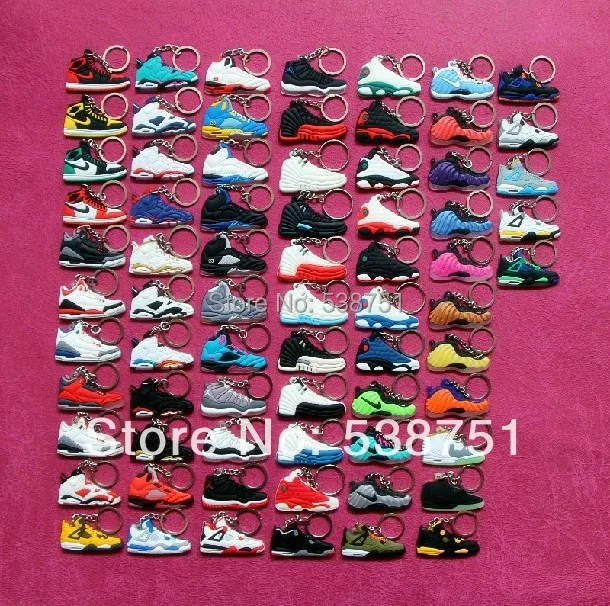 

FREE SHIPPING by FEDEX 100pcs/lot air jordan shoes pvc keychain\keyring\keyholder