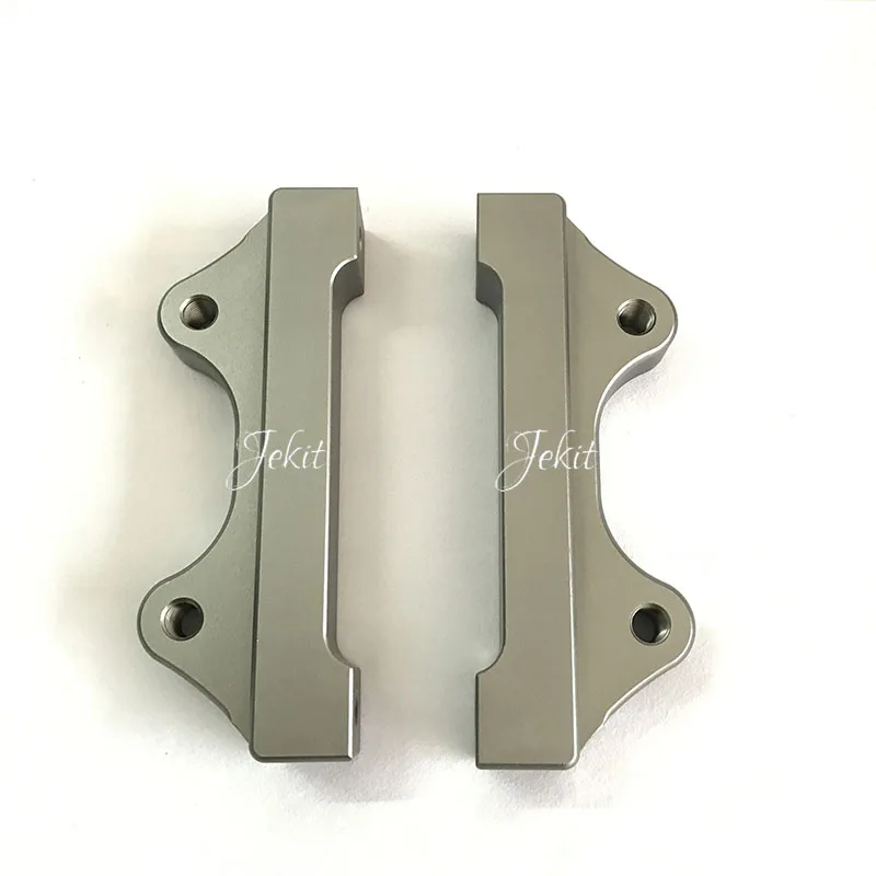 

Jekit car accessories custom 7075 alloy bracket grey for Golf R Mk7 2015 front 6 pots caliper with 380*34mm disc
