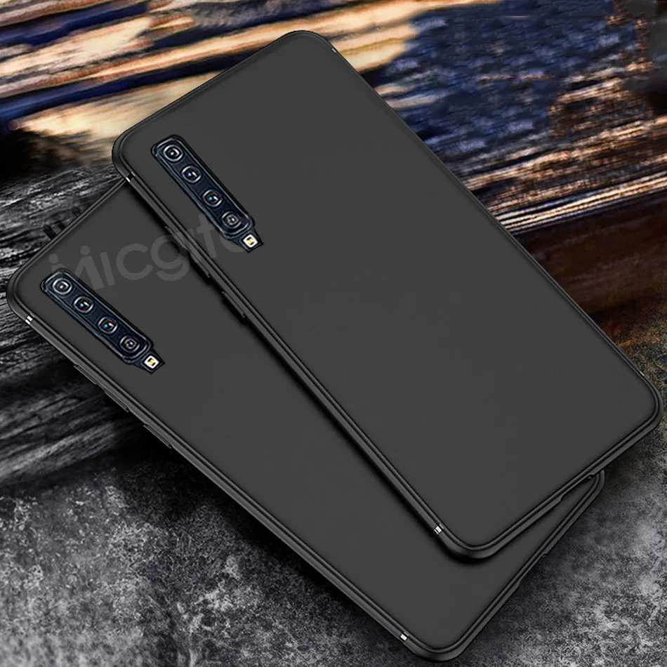 Чехол для samsung Galaxy A9 Pro 2018 A920 Черный Силиконовый противоударный матовый
